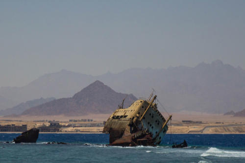 Egypte Sharm El Sheikh ADN Ship Wreck View 1