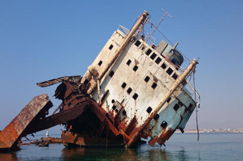 Egypte Sharm El Sheikh ADN Ship Wreck View 4